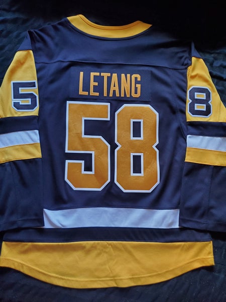 Men's Fanatics Branded Kris Letang Black Pittsburgh Penguins Breakaway Player Jersey