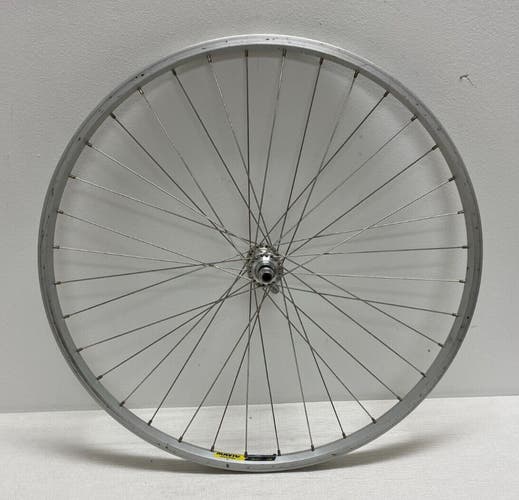 Mavic 236 36-Spoke 26" Mountain Bike Front Wheel Shimano Altus HB-CT90 Hub CLEAN