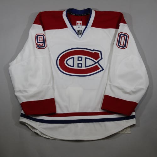 Reebok Philippe Lefebvre Canadiens Game Worn Jersey White 56