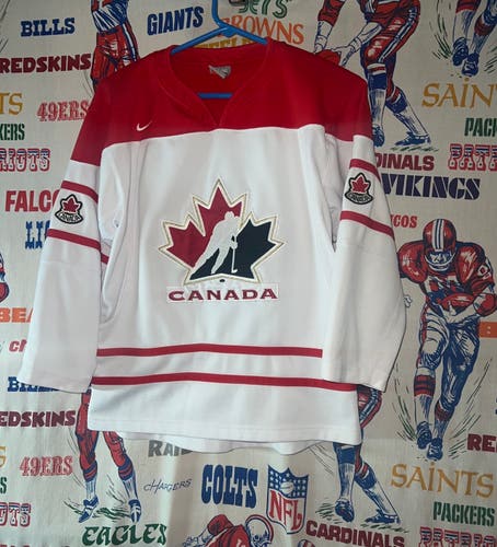Nike Hockey Canada Home 2008-2009 Sweater Jersey Youth L/XL