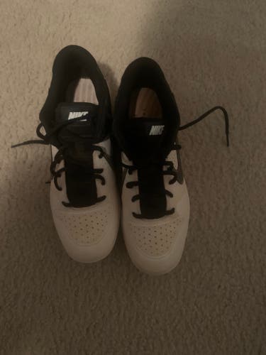Nike Alpha Huarache Varsity Low Baseball Cleats Black White Size 8’