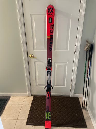 Used  Volkl Racetiger GS Skis With Bindings