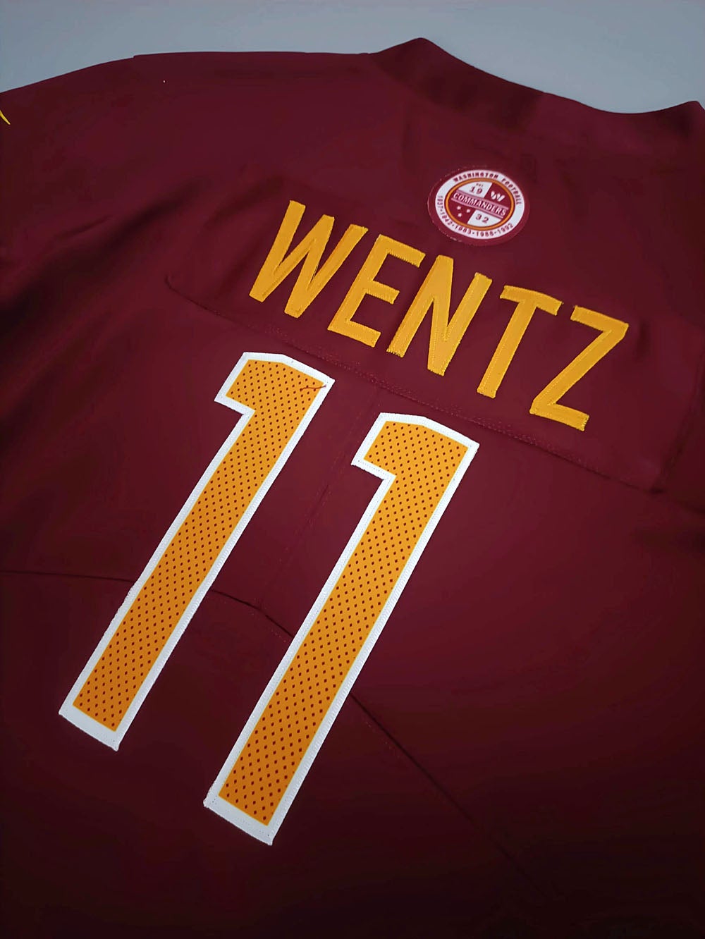 Men's Nike Carson Wentz Burgundy Washington Commanders Game Jersey