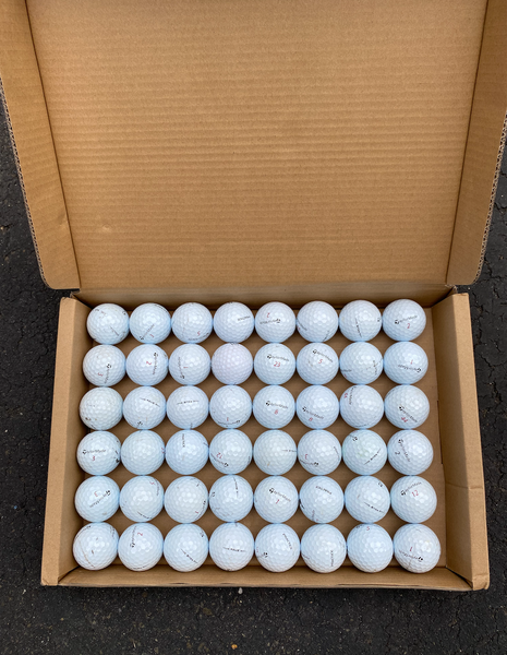 Used TaylorMade TP5X Balls 48 Pack (4 Dozen) - Premium Shag Balls Practice Balls