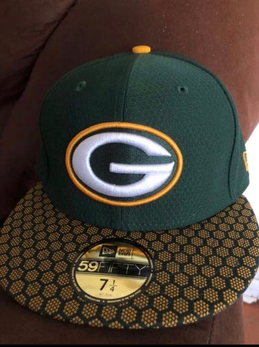 Green Bay Packers New Era NFL sideline fitted 7 1/4