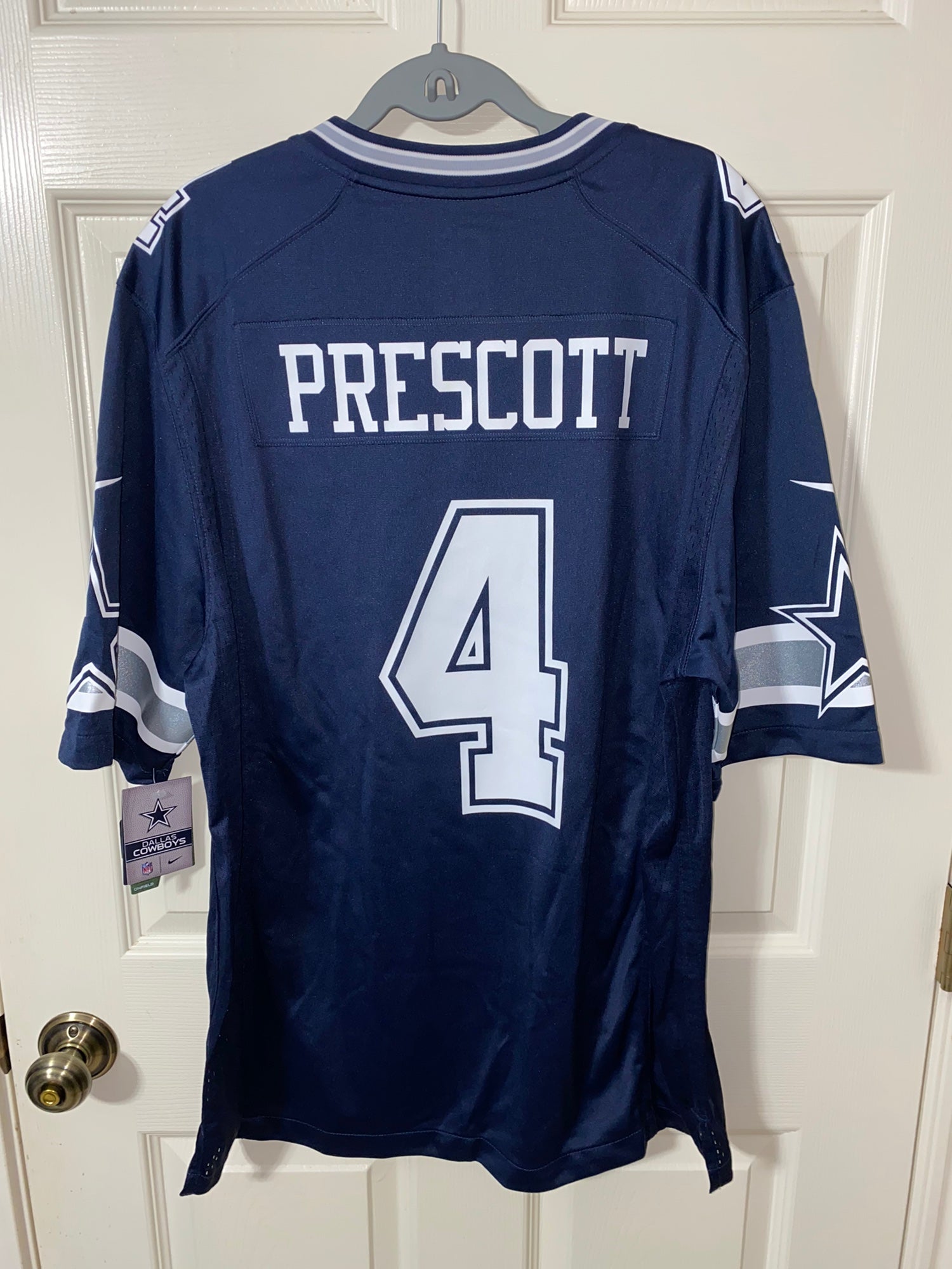 DALLAS COWBOYS PRESCOTT 4 NIKE GAME REPLICA JERSEY M MED MEDUIM NEW NWT