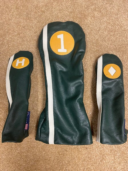 Stitch Leather Driver Head Cover