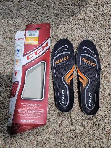 New CCM Custom Support Insoles sz 8-9.5