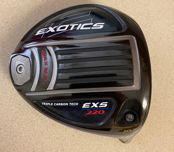Tour Edge Exotics EXS 220 Driver HEAD ONLY