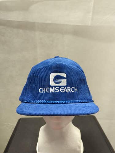 Vintage Chemsearch corduroy Snapback Hat KC