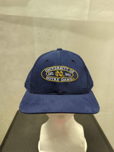 Vintage University Of Notre Dame Legacy Snapback Hat NCAA