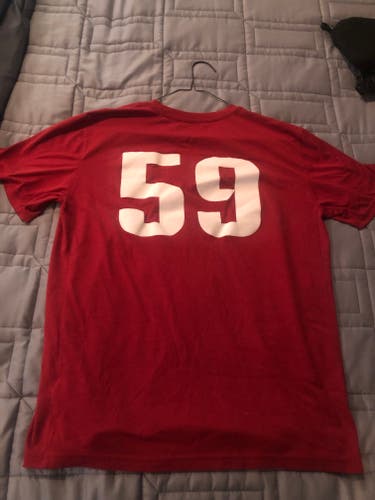 Red Used Large Nike Shirt