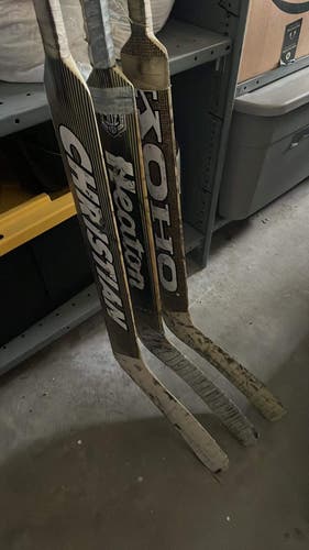 Senior Used vintage Regular Goalie Sticks (3)