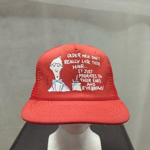 Vintage Balding Joke Mesh Trucker Snapback Hat Design Pro