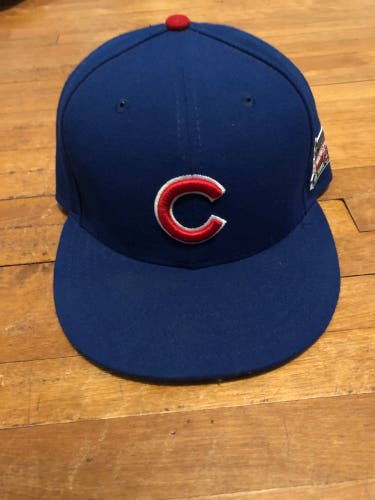 Chicago Cubs New Era Hat 7 3/8 Wrigley Field 100th Anniversary