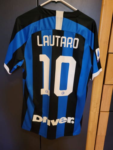 Used Size L Nike Inter Milan 19/20 Home Jersey - #10 Lautaro