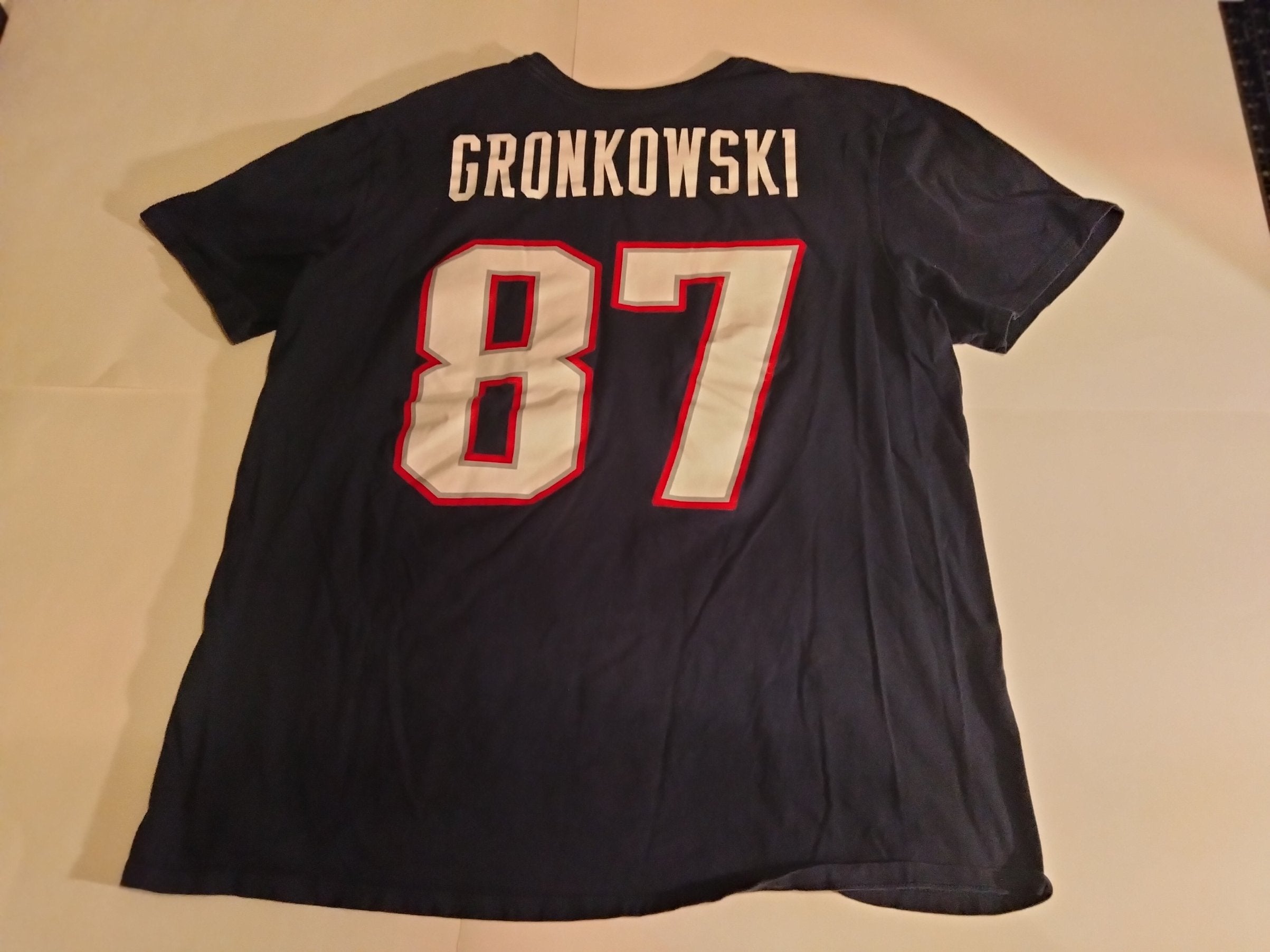 Rob Gronkowski Tampa Bay RED Dri-Tek T-Shirt, Buccaneers Jersey