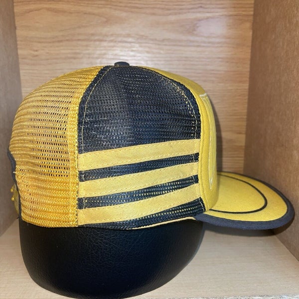 Pittsburgh Steelers Lucky Stripes Snapback Trucker Hat Cap Mesh 80's USA