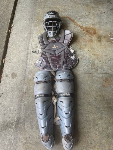 Used All Star System 7 Axis Catcher's Set