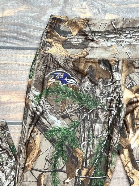 Detroit Lions NFL Realtree Camo Camouflage Fitted Leggings Women's M