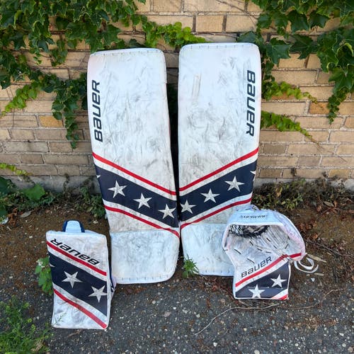 Used 36" Regular Bauer Supreme 2S Goalie Full Set Oettinger Pro Return