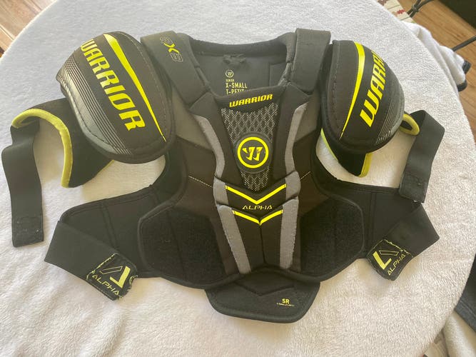 Used  Warrior  Alpha QX3 Shoulder Pads