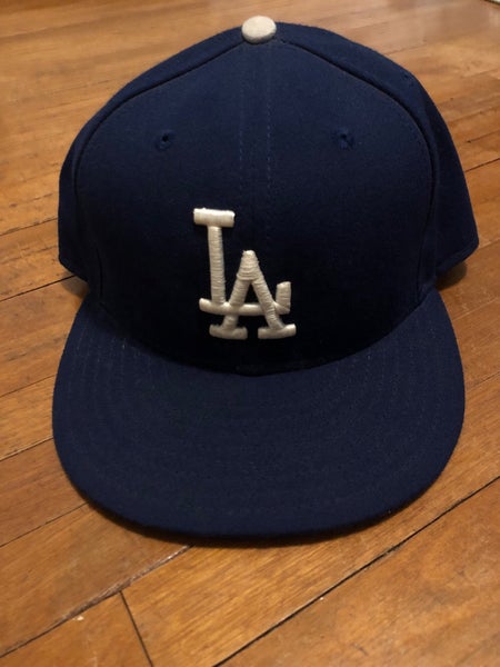 Los Angeles Dodgers Frozen Orange Collection 50th Anniversary Fitted Hat 7 3/8