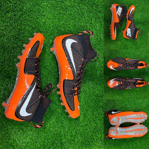 Nike Vapor Untouchable TD Flyknit - Orange & Black- Size 14