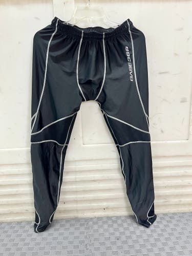 Black Used Large Base 360 Compression Cut Resistant Pants Leggings Goalies or Players