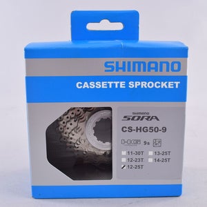 Shimano Sora CS-HG50-9 Cassette 9 Speed 12-25T Road Mountain Gravel