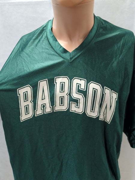 Vintage Babson College Basketball Shooting Shirt Powers 48 CAC NCAA