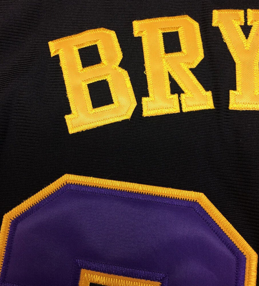 Bryant 24 Mamba 8 (Kobe Bryant) Tribute Baseball Jersey Sewn