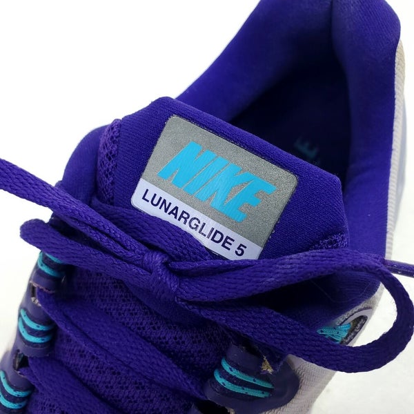 desastre Fiel guía Nike Lunarglide 5 Running Shoes Womens Size 8 Purple Sneakers Athletic  599395 | SidelineSwap