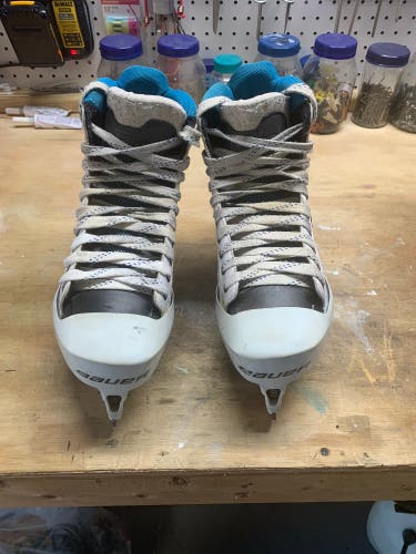 Bauer Reactor 7000 Senior Goalie Skates 9.5 D