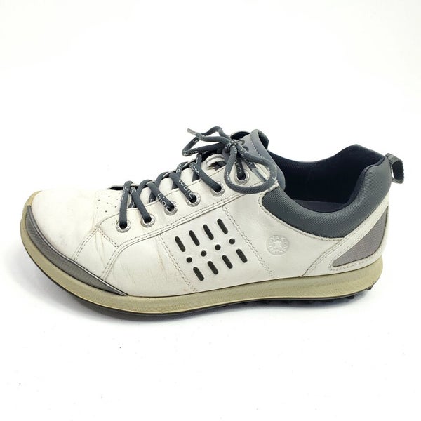 Ecco Golf Shoes Mens Hybrid Natural Motion Leather Size 40 EU 7 US | SidelineSwap