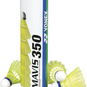 YONEX Mavis 350 Plastic shuttlecocks (Yellow 3 Tubes)