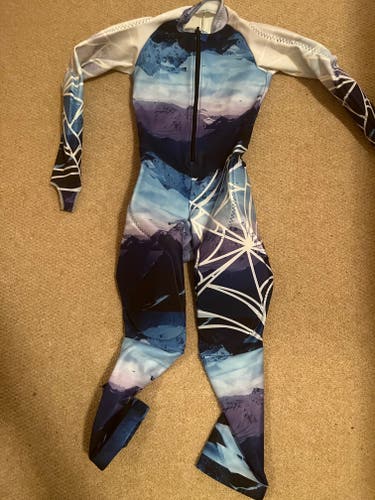 NEW Girls Spyder 990 Nine Ninety Ski Racing GS Suit 10/12