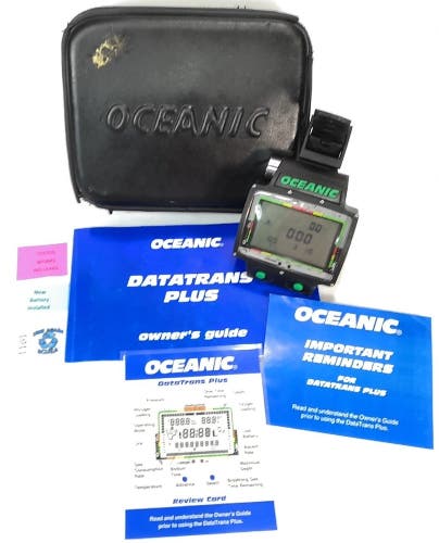 Oceanic DataTrans Plus Wireless Nitrox Scuba Dive Computer Data Trans Hoseless