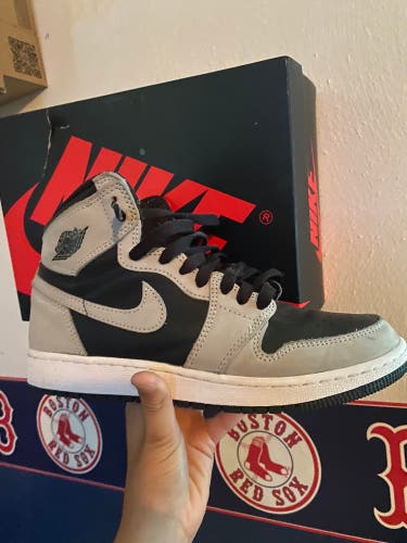 Black Men's Size 7.0 (Women's 8.0) Air Jordan JORDAN RETRO 1 Shoes