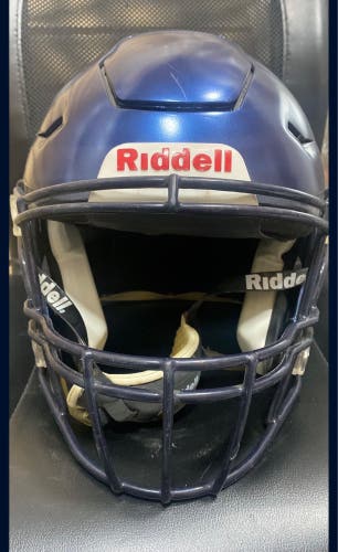 Adult Large - Riddell Speedflex Football Helmet - Blue