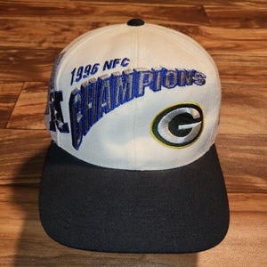 Vintage Green Bay Packers Sports Specialties 1996 Champions Shadow Hat Snapback