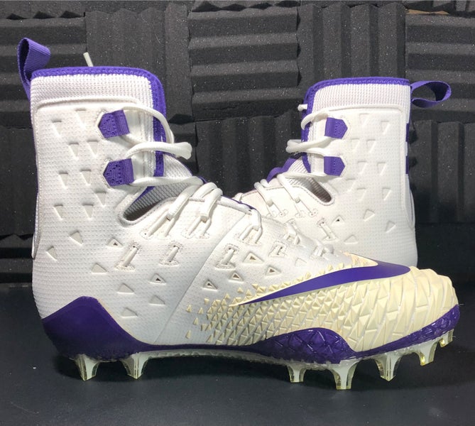 purple lineman cleats