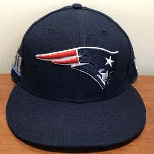New England Patriots Hat Baseball Cap Fitted 7 1/2 New Era NFL Super Bowl 52 LII