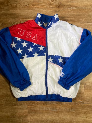 Vintage 1996 Starter Olympic USA Full ZIP Jacket