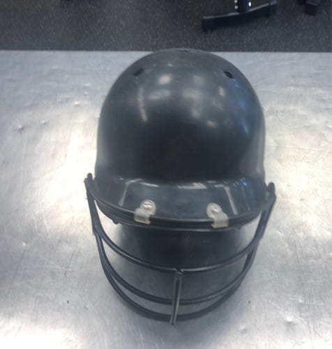 Black Batting Helmet w/ Mask