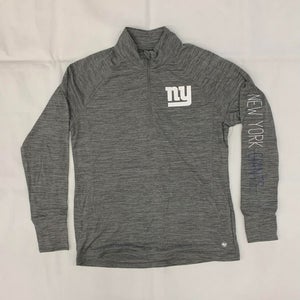 '47 Brand New York Giants L Sleeve 1/4 Zip Jacket Womens M Gray 381779AA482078