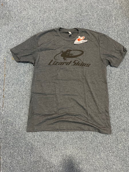 New Gray Lizard Skin Logo T-Shirt Large