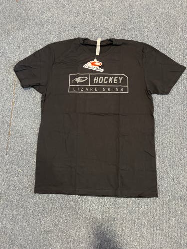 New Black Lizard Skins HOCKEY Logo T-Shirt Large