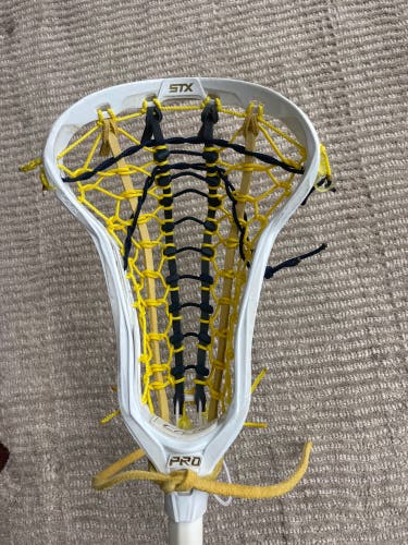 Used STX Crux Pro Head with new rail elite stringing