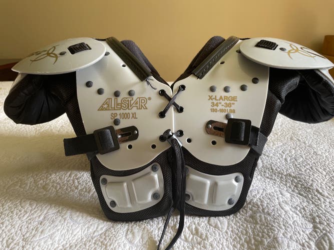 All-Star Youth Football Shoulder Pads Extra large (130-160 Lbs) 34”-36”